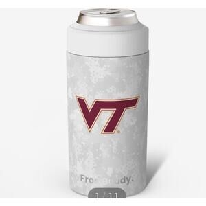 Frost Buddy Universal 2.0 Stainless Steel Can Cooler Virginia Tech Hokies NIB